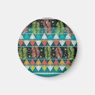Blommigt Ethnic Doodle: Gentle Vintage. Magnet