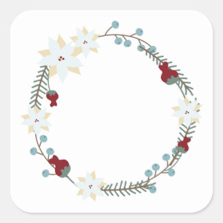 Blommigt etikett - etikett