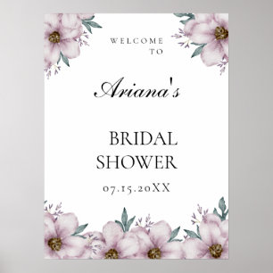 Blommigt Eucalyptus Bröllop Välkommen Sjunga Poster