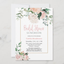 Blommigt Eucalyptus Möhippa Luncheon Inbjudningar