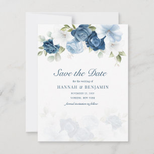 Blommigt Eucalyptus Watercolor Flowers Spara datum