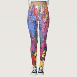 Blommigt Explosion Leggings_akgalen Leggings