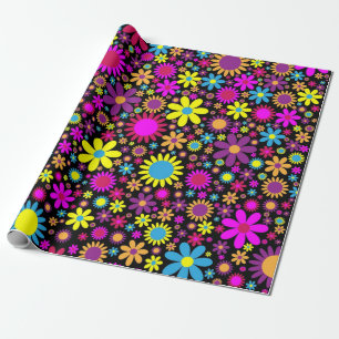 Blommigt Explosion Presentpapper