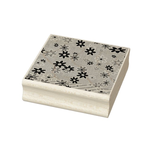 Blommigt Fabric Seamless Mönster färgad 1 Stämpel (Stämpel)