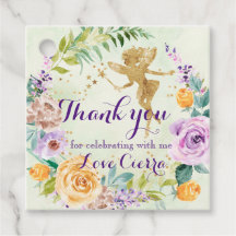 Blommigt Fairy Girls Birthday