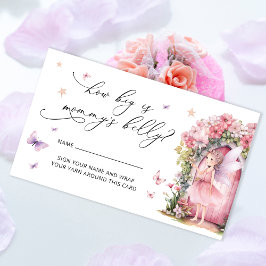 Blommigt Fairy Princess Garden Hur stort Mamma Bel Tilläggskort
