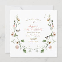 Blommigt Fairytale Garden Birthday