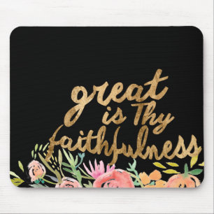 Blommigt Faith - Gandemin är Thy Faithness Musmatta