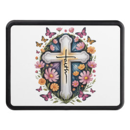 Blommigt Faith Kor Dragkroksskydd