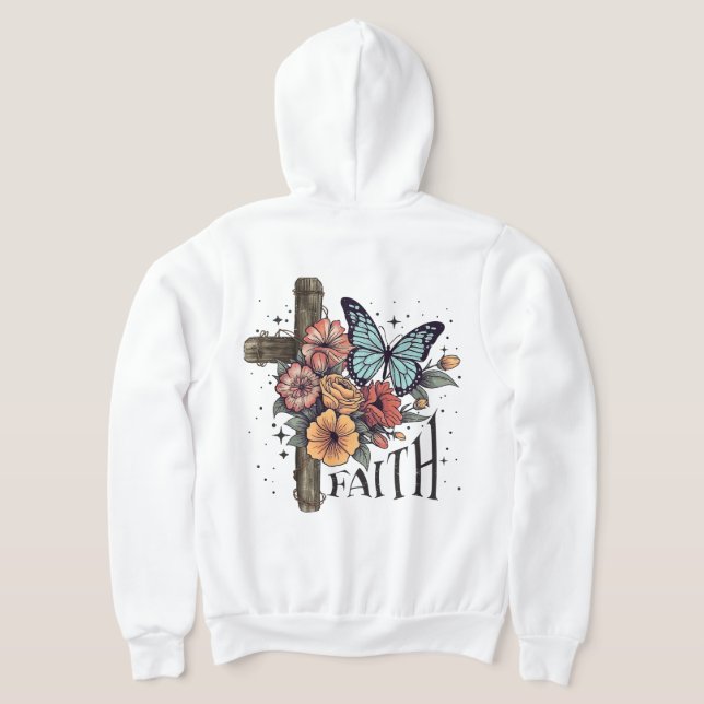 Blommigt Faith Kor T Shirt (Laydown Baksida)