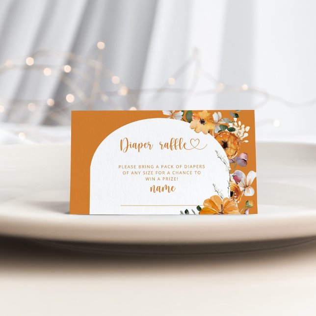 Blommigt Fall Arch-pumpa, daggregat i biljett Tilläggskort (Skapare uppladdad)