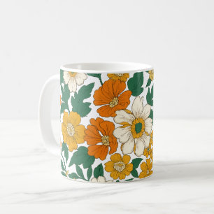 Blommigt Fall Kaffemugg