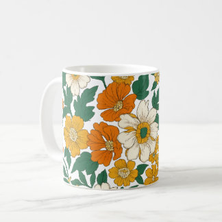 Blommigt Fall Kaffemugg