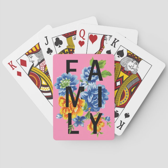 Blommigt-familjens offert casinokort (Baksidan)