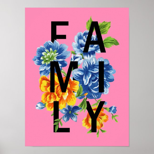 Blommigt-familjens offert poster (Framsidan)