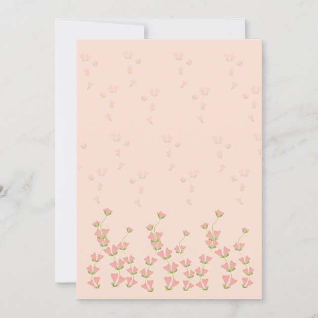 Blommigt Fantasies Inbjudningar (Framsida)