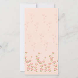 Blommigt Fantasies Tack Kort