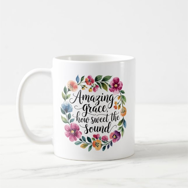 Blommigt Fantastisk Grace Kaffemugg (Vänster)