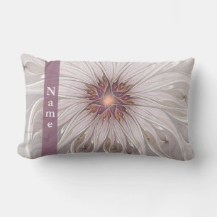 Blommigt Fantasy, Abstrakt Modern Pastel Flower Na Lumbarkudde