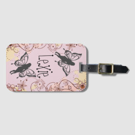 Blommigt Fantasy-Älvor  Bagagebricka