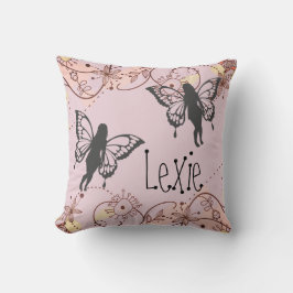 Blommigt Fantasy Älvor Personlig Kudde