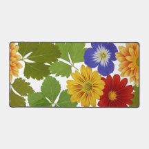 Blommigt Fantasy Desk Mat