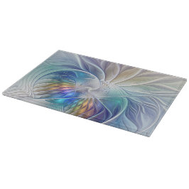 Blommigt Fantasy, färglös Abstrakt Fractal Flower