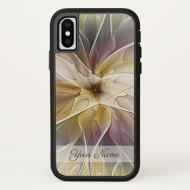 Blommigt Fantasy Guld Eggplant Fractal Art Namn