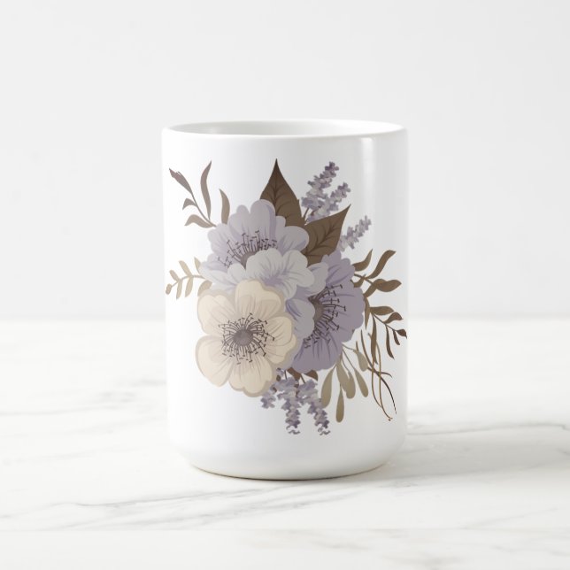 Blommigt Fantasy Kaffemugg (Center)