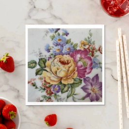 Blommigt Fantasy Pappersservett