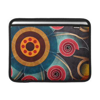 Blommigt Färg Abstrakt Vector Art Macbook Luft Sleeve För MacBook Air