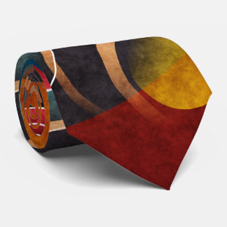 Blommigt Färg Abstrakt Vector Art Tie Slips