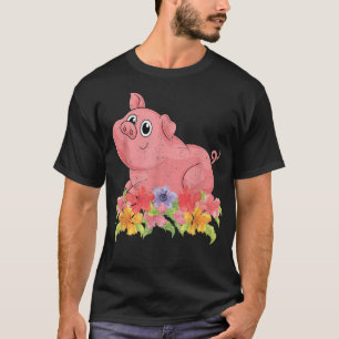 Blommigt Farm Animal Farmer Animal Lover Flowers G T Shirt