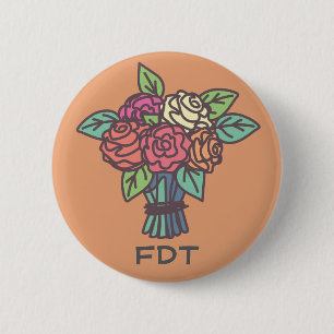 Blommigt FDT-knapp Knapp