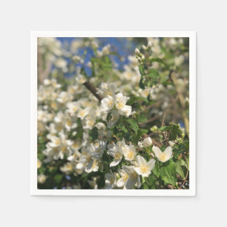 Blommigt Feminin Pappersservett