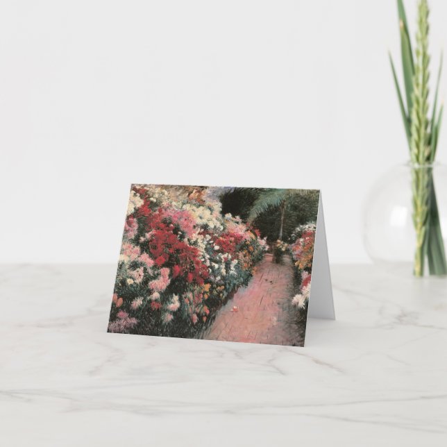 Blommigt Fine Art Blankt anteckningskort (Framsida)