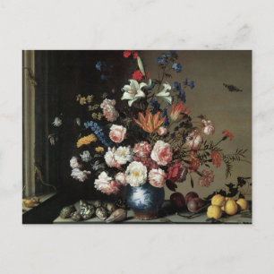 Blommigt Fine Art med Ro Lillies vykort