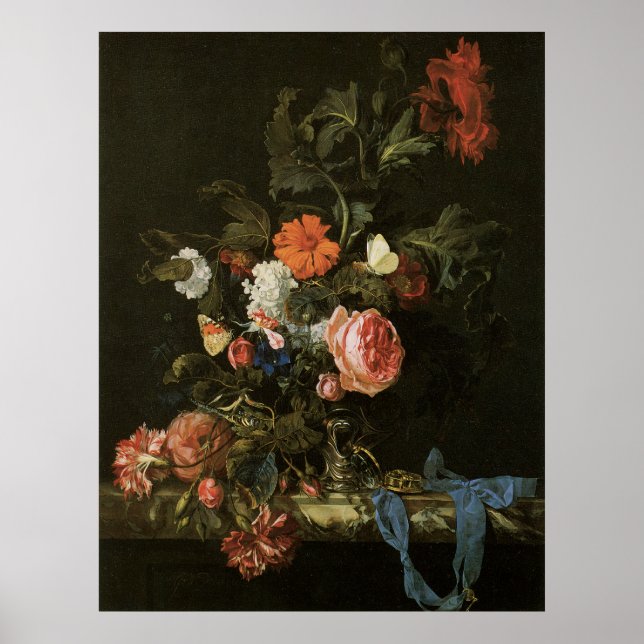 Blommigt Fine Art Poster eller skriver ut (Framsidan)