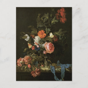 Blommigt Fine Art-vykort Vykort