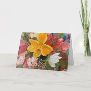 Blommigt finkonsmålning efter Phyllis Sharpe Kort