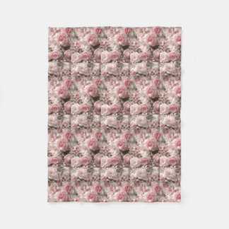 Blommigt Fleece Blanket