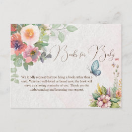 Blommigt Flicka Shower-hölje Vykort