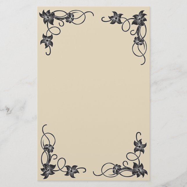BLOMMIGT FLOURISHES BREVPAPPER (Framsida)