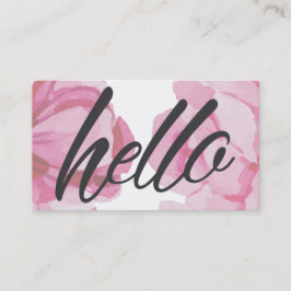 Blommigt Flower Shop Visitkort