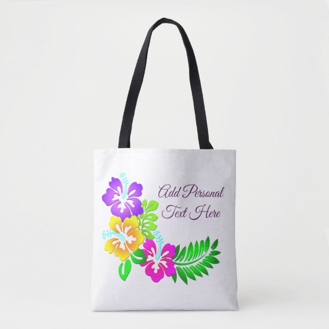 Blommigt Flowers Analize Tote Bag Tygkasse (Framsida)
