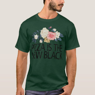 Blommigt Flowers Cute Kärlek Funny Pizza är ett ny T Shirt