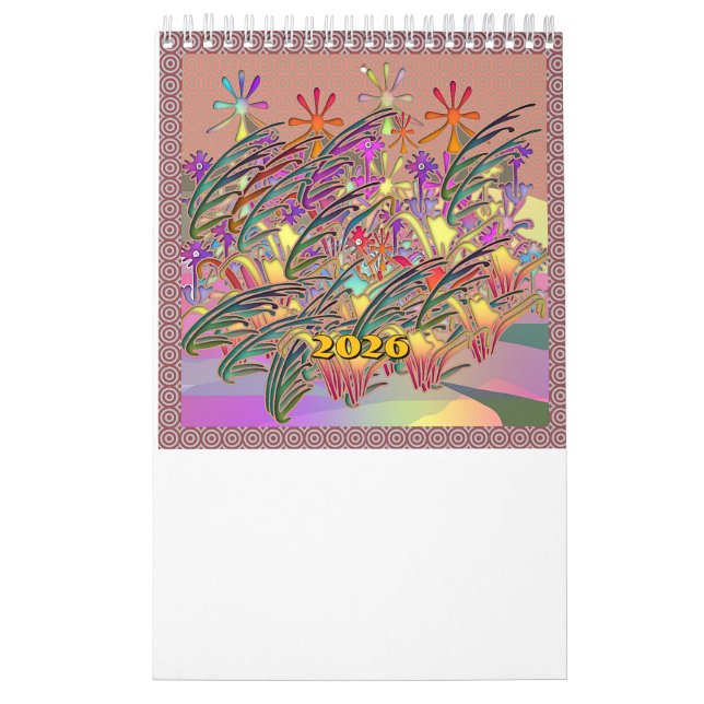 Blommigt Flowers Galore Kalender (Omslag)