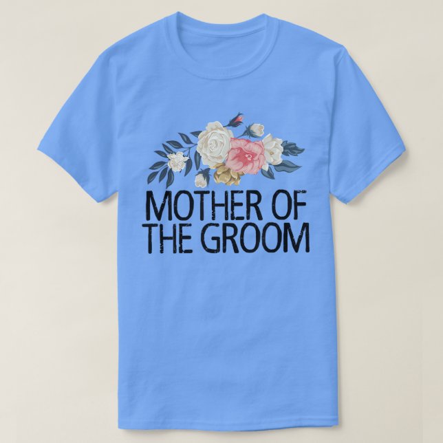 Blommigt Flowers Sarcastic Lunt Mor i Groom T Shirt (Design framsida)
