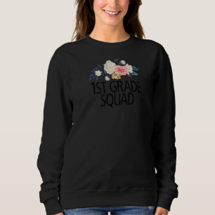 Blommigt Flowers Watercolor 1:a Klass Squad T Shirt