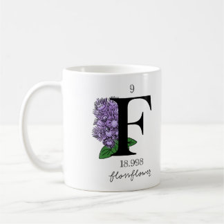 Blommigt Fluorin Inslag Kaffemugg
